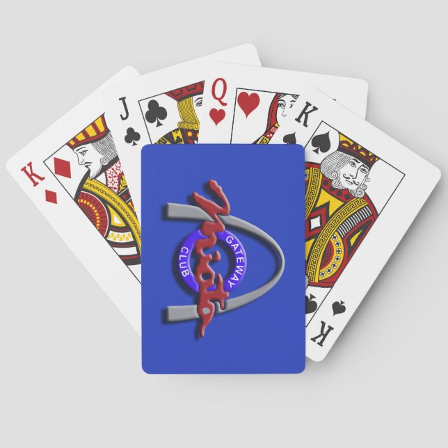 Jeu De Cartes Cartes de jeu (Royal Blue) (dos)