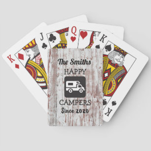 Jeu De Cartes Cartes de jeu Russe RV avec Camper