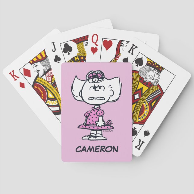 Jeu De Cartes Cartes de jeu Sally en colère (dos)