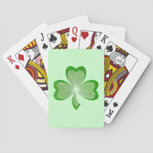 Jeu De Cartes Cartes de jeu shamrock vert