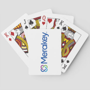 Jeu De Cartes Cartes de jeu standard de logo de Merakey