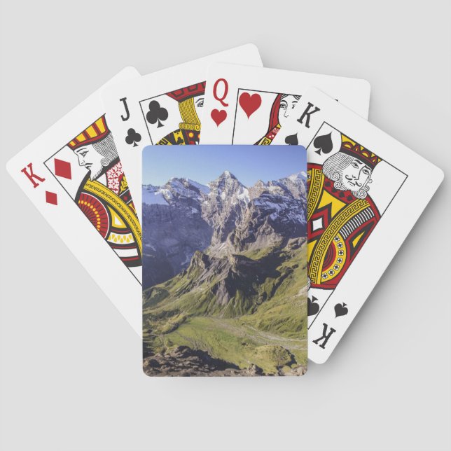Jeu De Cartes Cartes de jeu suisses d'Alpes (dos)