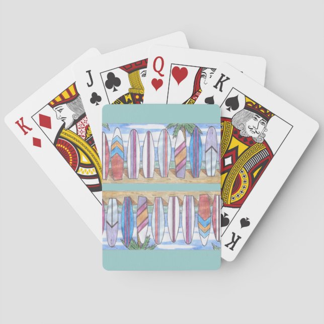 Jeu De Cartes Cartes de jeu SURFBOARDS-2 (dos)