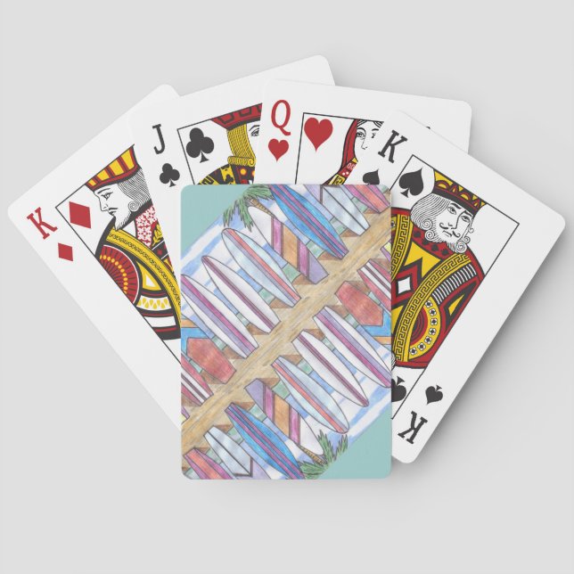 Jeu De Cartes Cartes de jeu SURFBOARDS-3 (dos)