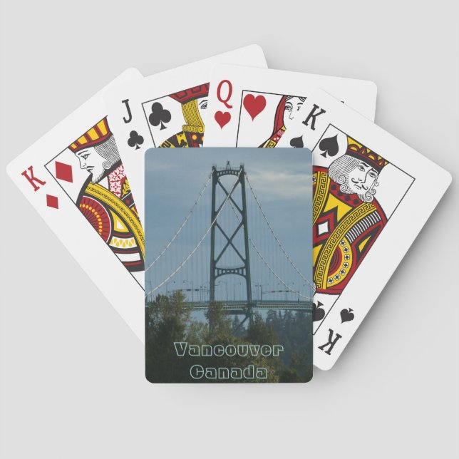 Jeu De Cartes Cartes de jeu Vancouver Souvenirs (dos)