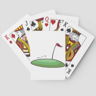 Jeu De Cartes Cartes de jeu vertes de golf