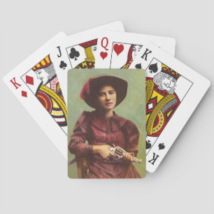 Jeu De Cartes Cartes de jeu vintages de cow-girl