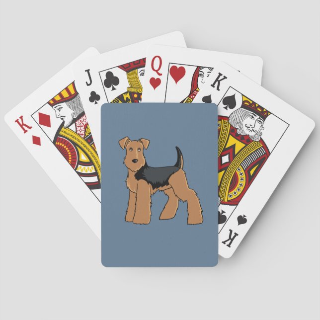 Jeu De Cartes Cartes de jeu Welsh Terrier (dos)