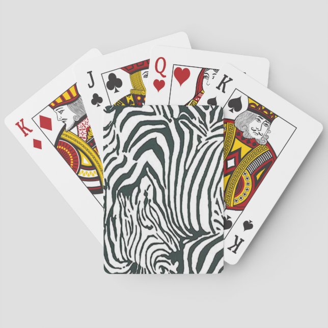 Jeu De Cartes Cartes de jeu Zebra (dos)