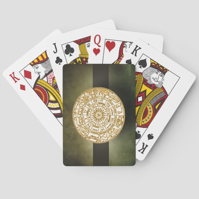 Jeu De Cartes Cartes de Jeu Zodiac Wheel (dos)