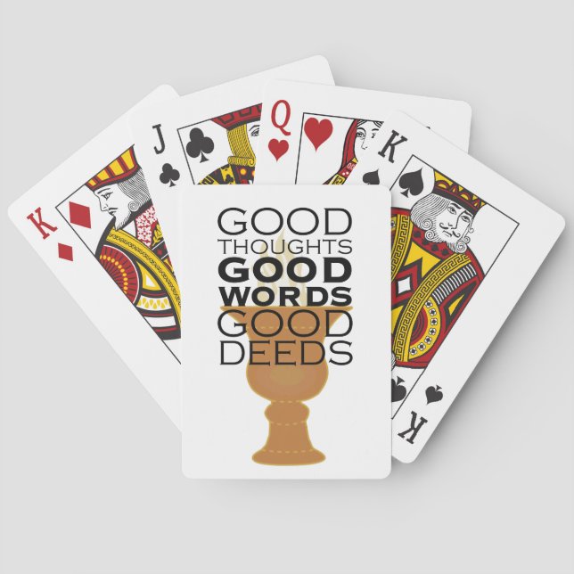 Jeu De Cartes Cartes de Jeu Zoroastriennes (dos)