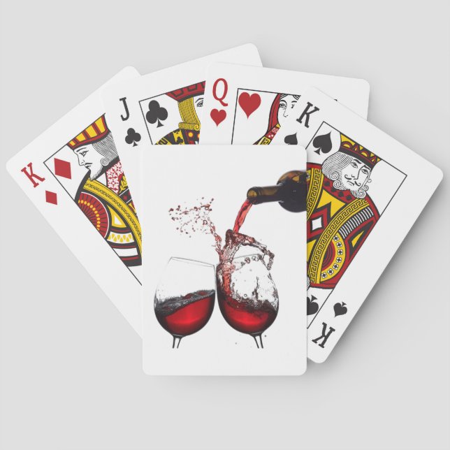 JEU DE CARTES ***CARTES DE JEUX DES AMATEURS DE VIN*** - VERSER  (dos)