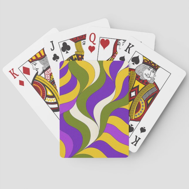 JEU DE CARTES CARTES DE JEUX DU MILIEU DU SIÈCLE (dos)
