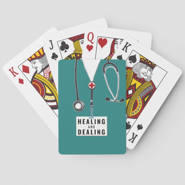 Jeu De Cartes Cartes de Jouage Médicale (dos)