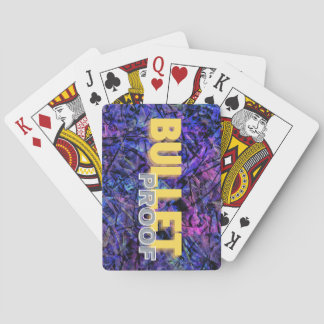 Jeu De Cartes Cartes de lecture à l'épreuve des balles