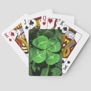 Jeu De Cartes Cartes de lecture à quatre feuilles Lucky