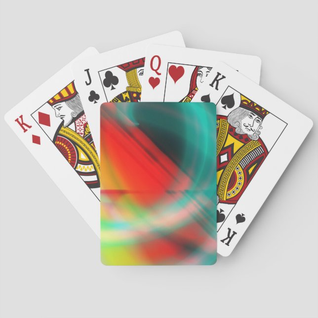 Jeu De Cartes Cartes de lecture Abstraites (dos)