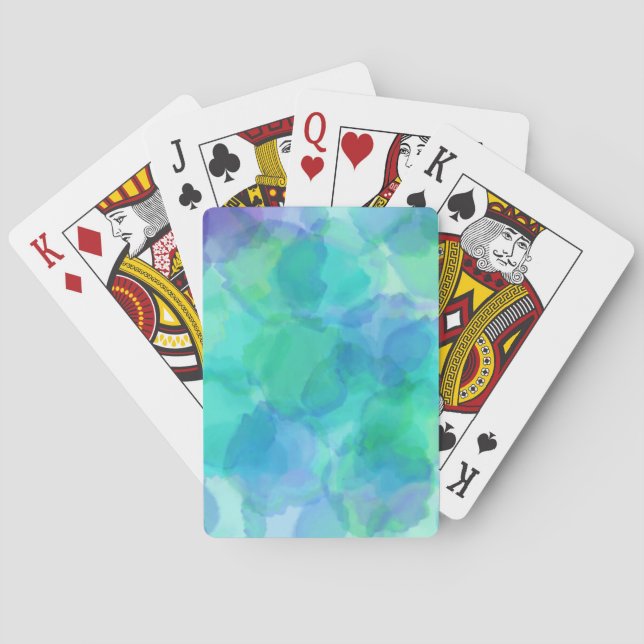 Jeu De Cartes Cartes de lecture aquarelle (dos)