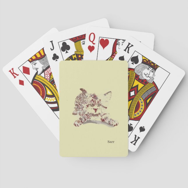 Jeu De Cartes Cartes de lecture : Chat Kitty (dos)