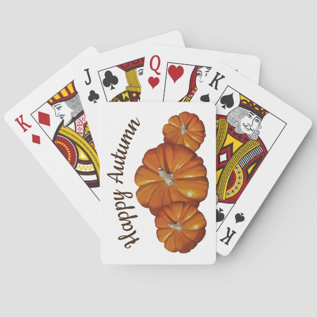 Jeu De Cartes Cartes de lecture citrouille (dos)