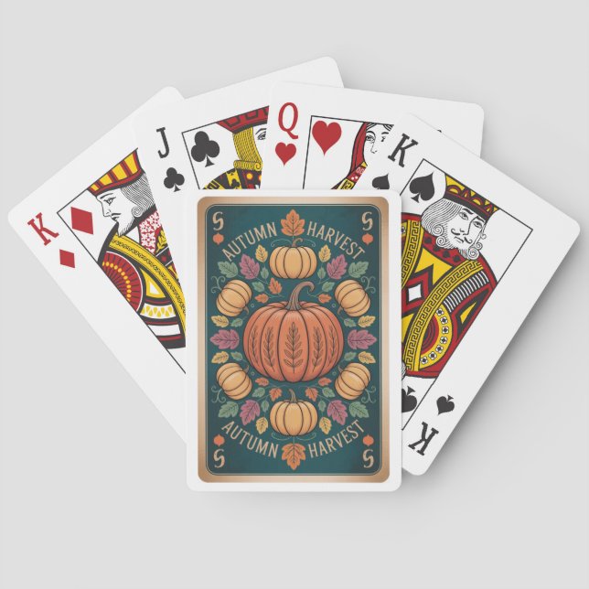 Jeu De Cartes Cartes de lecture citrouille 02 (dos)