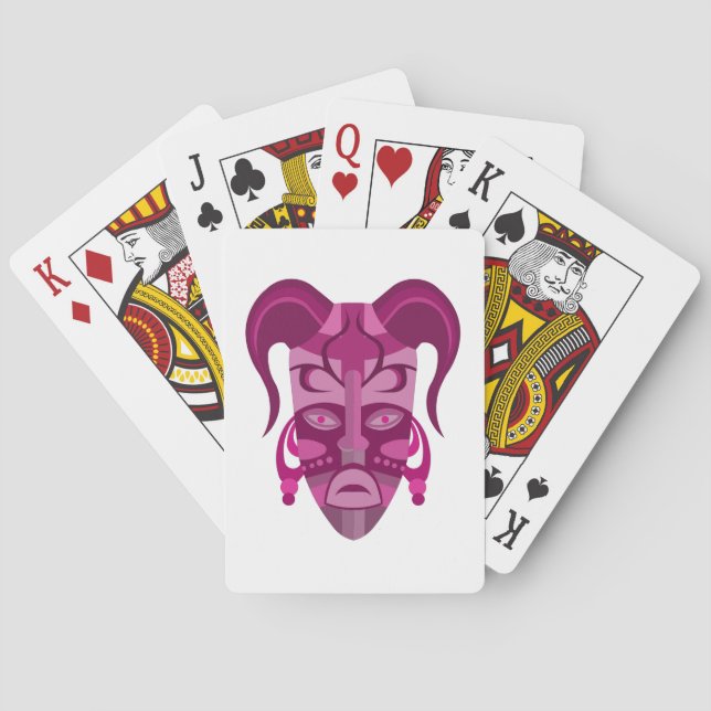 Jeu De Cartes Cartes de lecture classique avec masque (dos)