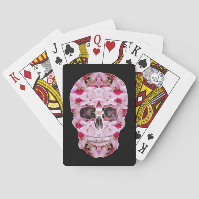 Jeu De Cartes Cartes de lecture classique du crâne (dos)