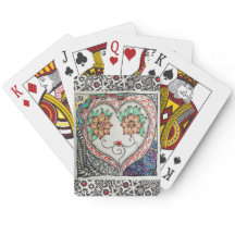 Cartes de lecture Coeur Visage