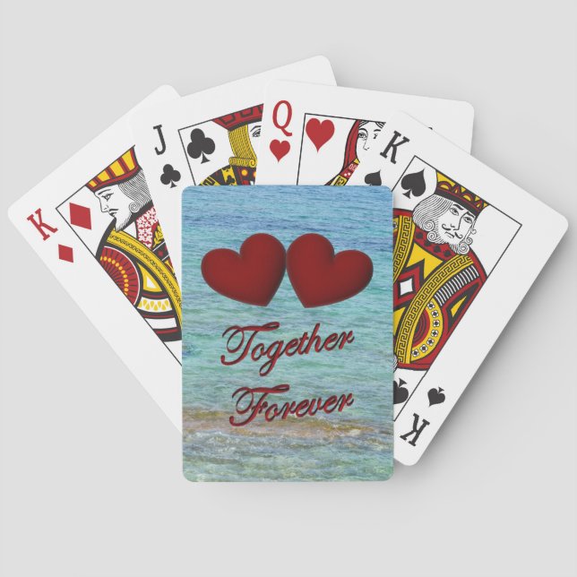 Jeu De Cartes Cartes de lecture Coeurs (dos)