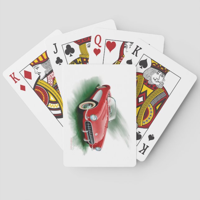 Jeu De Cartes Cartes de lecture Corvette (dos)