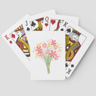 Jeu De Cartes Cartes de lecture de bouquet de fleurs