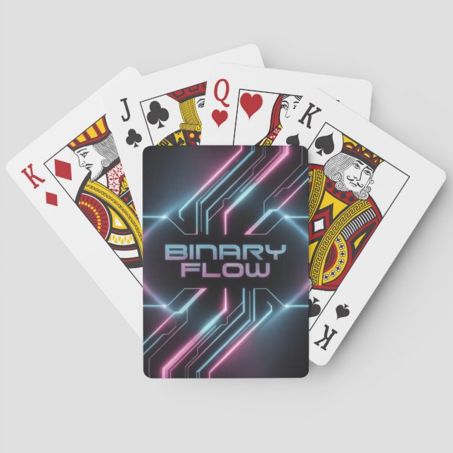 Jeu De Cartes Cartes de lecture de flux binaire 02 (dos)