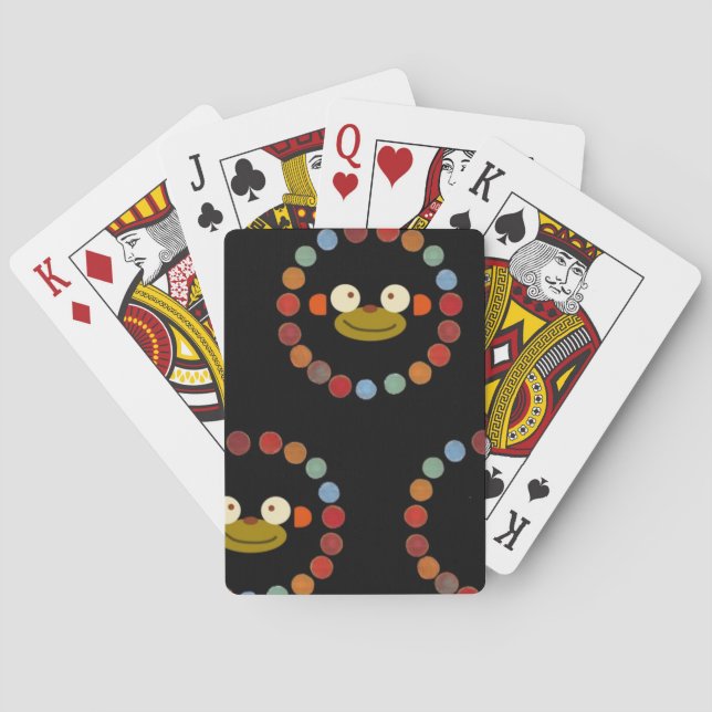 Jeu De Cartes Cartes de lecture du visage de singe (dos)