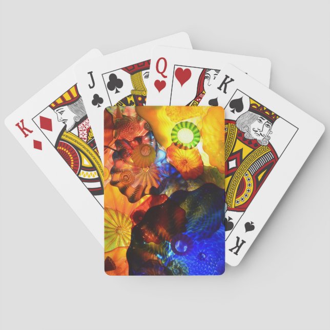 Jeu De Cartes Cartes de lecture en verre (dos)