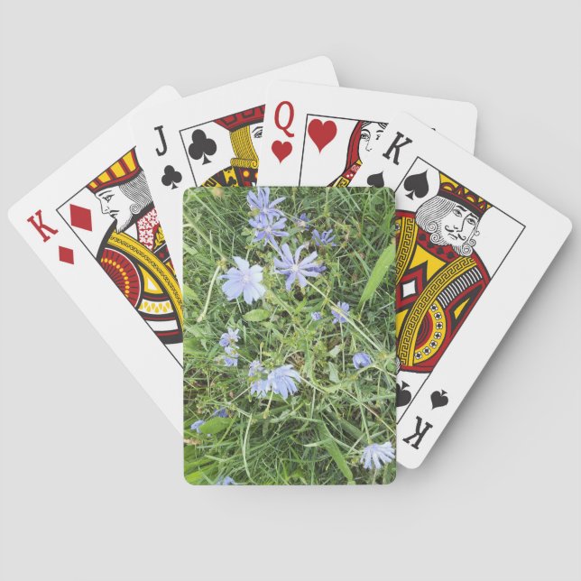 Jeu De Cartes Cartes de lecture fleur sauvage (dos)