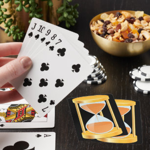 Jeu De Cartes Cartes de lecture Gold Hourglass Timer