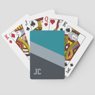 Jeu De Cartes Cartes de lecture monogramme personnalisées Tri-Co