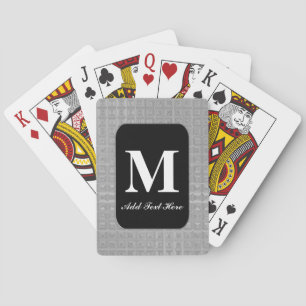 Jeu De Cartes Cartes de lecture monogrammes customisées