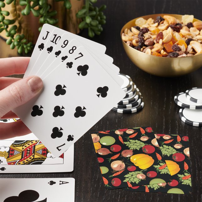 Jeu De Cartes Cartes de lecture Motif de légumes (Créateur téléchargé)
