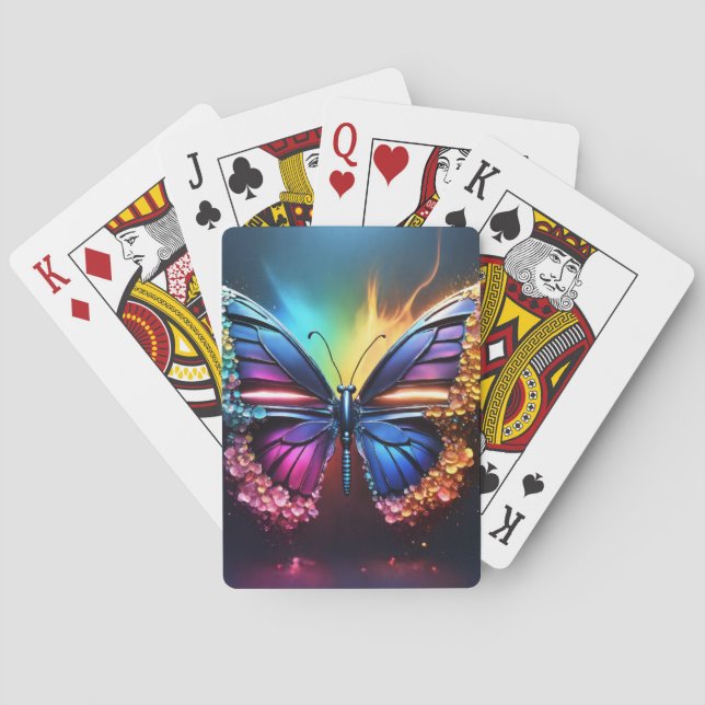 Jeu De Cartes Cartes de lecture papillon (dos)