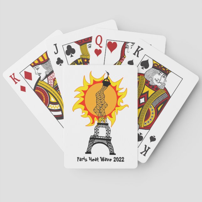 Jeu De Cartes Cartes de lecture Paris Heat Wave 2022 (dos)