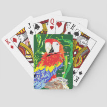 Cartes de lecture : Perroquet