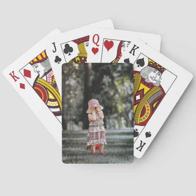Jeu De Cartes Cartes de lecture personnalisées (dos)
