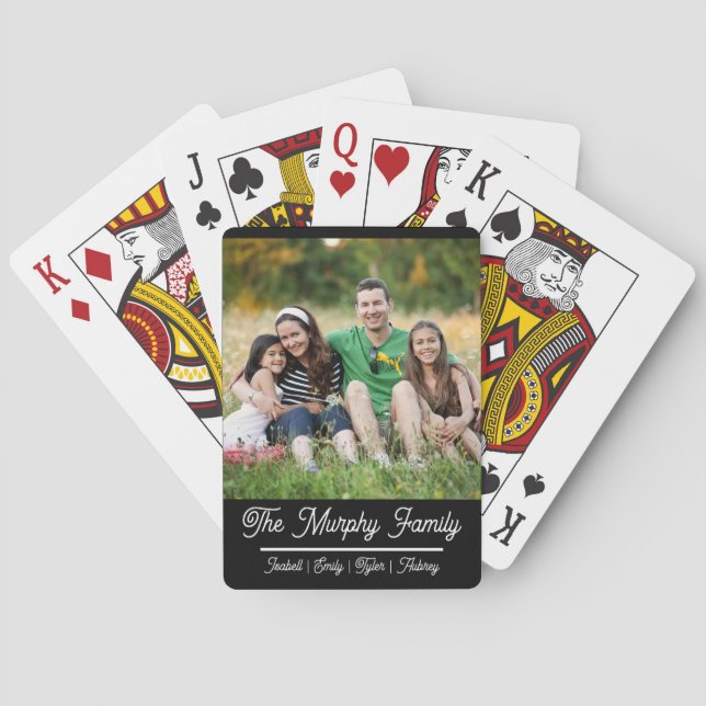 Jeu De Cartes Cartes de lecture personnalisées (dos)