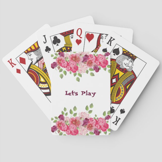 Jeu De Cartes Cartes de lecture personnalisées (dos)