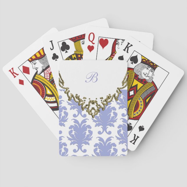 Jeu De Cartes Cartes de lecture personnalisées Damask (dos)