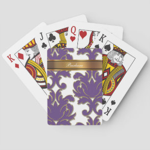 Jeu De Cartes Cartes de lecture personnalisées Damask