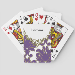 Jeu De Cartes Cartes de lecture personnalisées Damask