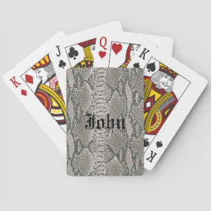 Jeu De Cartes Cartes de lecture personnalisées de serpent d'arge