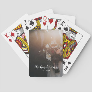Jeu De Cartes Cartes de lecture photo personnalisées modernes